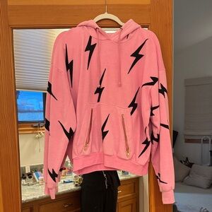 Aviator Nation hot pink hoodie